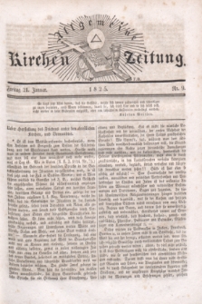 Allgemeine Kirchenzeitung. [Jg.4], Nr. 9 (21 Januar 1825)