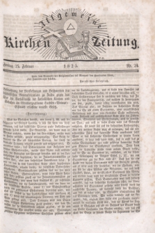 Allgemeine Kirchenzeitung. [Jg.4], Nr. 24 (25 Februar 1825)