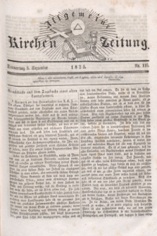 Allgemeine Kirchenzeitung. [Jg.4], Nr. 116 (8 September 1825)