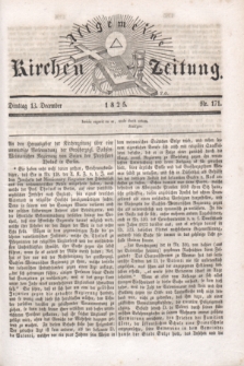 Allgemeine Kirchenzeitung. [Jg.4], Nr. 171 (13 December 1825)