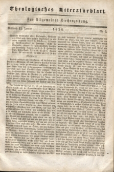 Theologisches Literaturblatt : zur Allgemeinen Kirchenzeitung. 1826, Nr. 3 (11 Januar)