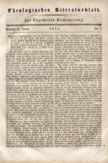 Theologisches Literaturblatt : zur Allgemeinen Kirchenzeitung. 1826, Nr. 7 (25 Januar)