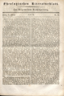Theologisches Literaturblatt : zur Allgemeinen Kirchenzeitung. 1826, Nr. 16 (24 Februar)