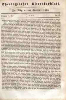 Theologisches Literaturblatt : zur Allgemeinen Kirchenzeitung. 1826, Nr. 39 (17 Mai)