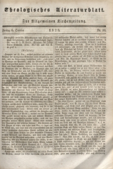 Theologisches Literaturblatt : zur Allgemeinen Kirchenzeitung. 1826, Nr. 80 (6 October)