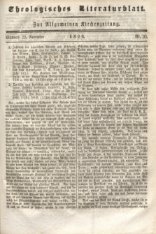 Theologisches Literaturblatt : zur Allgemeinen Kirchenzeitung. 1826, Nr. 93 (22 November)