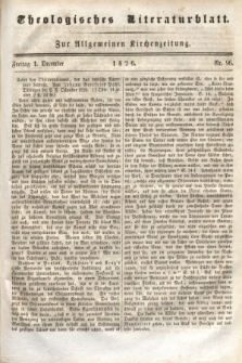 Theologisches Literaturblatt : zur Allgemeinen Kirchenzeitung. 1826, Nr. 96 (1 December)