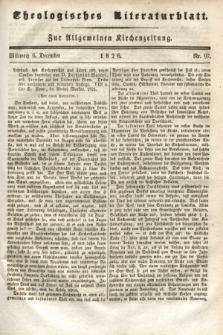 Theologisches Literaturblatt : zur Allgemeinen Kirchenzeitung. 1826, Nr. 97 (6 December)