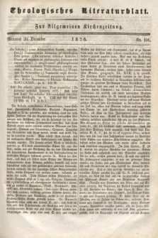 Theologisches Literaturblatt : zur Allgemeinen Kirchenzeitung. 1826, Nr. 101 (20 December)