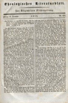 Theologisches Literaturblatt : zur Allgemeinen Kirchenzeitung. 1826, Nr. 104 (29 December)