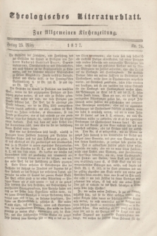 Theologisches Literaturblatt : zur Allgemeinen Kirchenzeitung. 1827, Nr. 24 (23 März)