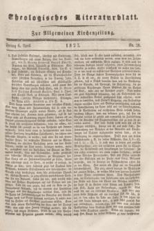 Theologisches Literaturblatt : zur Allgemeinen Kirchenzeitung. 1827, Nr. 28 (6 April)