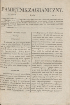 Pamiętnik Zagraniczny. T.1, nr 3 (19 stycznia 1822)