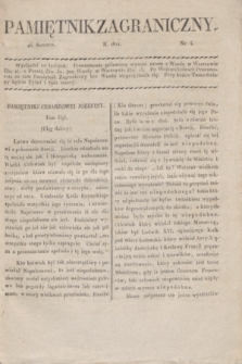 Pamiętnik Zagraniczny. T.1, nr 4 (26 stycznia 1822)