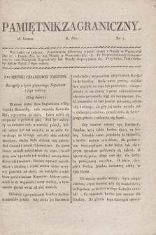 Pamiętnik Zagraniczny. T.1, nr 7 (16 lutego 1822)