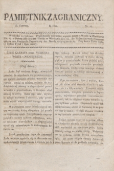 Pamiętnik Zagraniczny. [T.1], nr 24 (15 czerwca 1822)