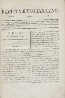 Pamiętnik Zagraniczny. T.2, nr 5 (3 sierpnia 1822)