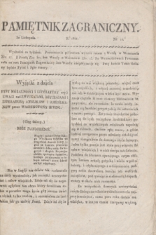 Pamiętnik Zagraniczny. T.2, nr 12 (30 listopada 1822)