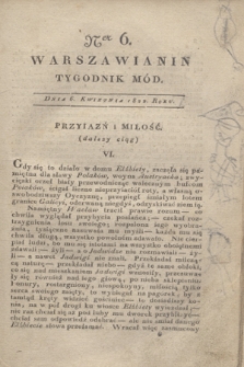 Warszawianin : tygodnik mód. 1822, Ner 6 (6 kwietnia)