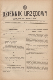 Dziennik Urzędowy Obwodu Miechowskiego. 1915, nr 11 (1 września)