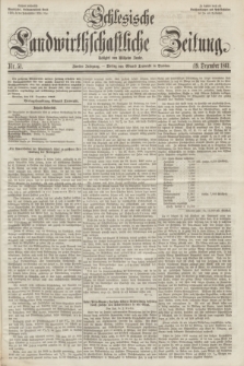 Schlesische Landwirthschaftliche Zeitung. Jg.2, Nr. 51 (19 Dezember 1861) + dod.