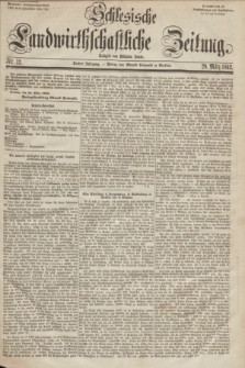 Schlesische Landwirthschaftliche Zeitung. Jg.3, Nr. 12 (20 März 1862)