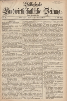 Schlesische Landwirthschaftliche Zeitung. Jg.3, Nr. 23 (5 Juni 1862) + dod.