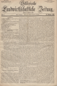 Schlesische Landwirthschaftliche Zeitung. Jg.4, Nr. 8 (19 Februar 1863)