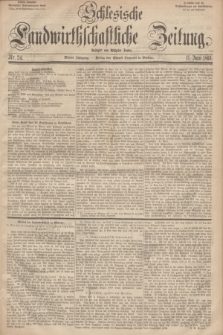 Schlesische Landwirthschaftliche Zeitung. Jg.4, Nr. 24 (11 Juni 1863) + dod.