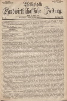 Schlesische Landwirthschaftliche Zeitung. Jg.4, Nr. 26 (25 Juni 1863) + dod.