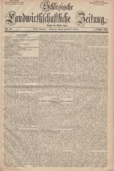 Schlesische Landwirthschaftliche Zeitung. Jg.4, Nr. 40 (1 Oktober 1863) + dod.