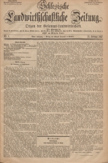 Schlesische Landwirthschaftliche Zeitung : Organ der Gesammt Landwirthschaft. Jg.8, Nr. 8 (21 Februar 1867) + dod.
