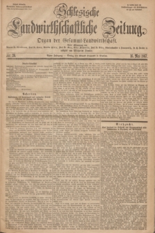 Schlesische Landwirthschaftliche Zeitung : Organ der Gesammt Landwirthschaft. Jg.8, Nr. 20 (16 Mai 1867) + dod.