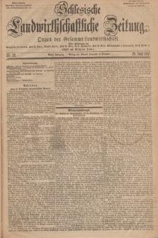 Schlesische Landwirthschaftliche Zeitung : Organ der Gesammt Landwirthschaft. Jg.8, Nr. 25 (20 Juni 1867) + dod.