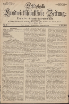 Schlesische Landwirthschaftliche Zeitung : organ der Gesammt Landwirthschaft. Jg. 9, Nr. 10 (5 März 1868) + dod.