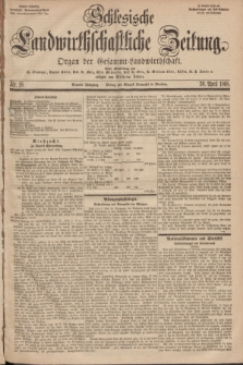 Schlesische Landwirthschaftliche Zeitung : organ der Gesammt Landwirthschaft. Jg. 9, Nr. 18 (30 April 1868) + dod.