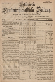 Schlesische Landwirthschaftliche Zeitung : organ der Gesammt Landwirthschaft. Jg. 9, Nr. 26 (25 Juni 1868) + dod.