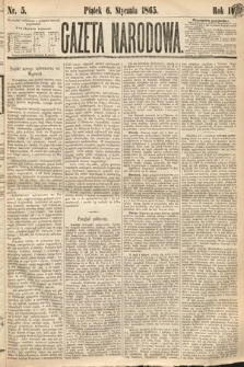 Gazeta Narodowa. 1865, nr 5