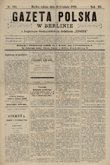 Gazeta Polska w Berlinie. 1892, nr 103