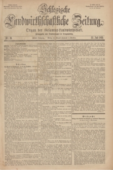 Schlesische Landwirthschaftliche Zeitung : Organ der Gesammt Landwirthschaft Jg.10, Nr. 30 (22 Juli 1869) + dod.