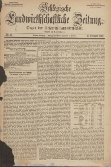 Schlesische Landwirthschaftliche Zeitung : Organ der Gesammt Landwirthschaft. Jg.10, Nr. 51 (16 December 1869) + dod.