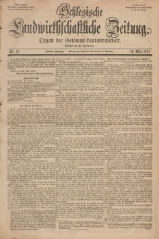 Schlesische Landwirthschaftliche Zeitung : Organ der Gesammt Landwirthschaft. Jg.12, Nr. 13 (30 März 1871) + dod.