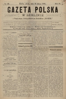 Gazeta Polska w Berlinie. 1893, nr 16