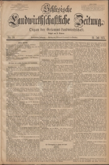 Schlesische Landwirthschaftliche Zeitung : Organ der Gesammt Landwirthschaft. Jg.16, Nr. 58 (21 Juli 1875)