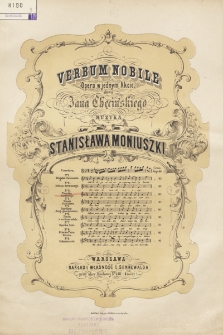 Verbum nobile : opera w jednym akcie. No. 3, Piosnka Bartłomieja