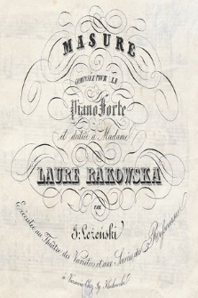 Masure : composée pour le piano forte et dediée à madme Laure Rakowska