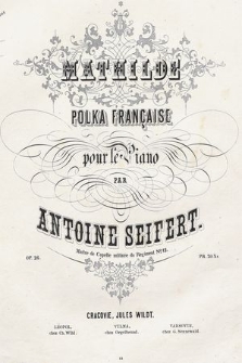 Mathilde : polka française pour le piano : op. 26