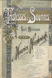 Tristesse et sourires : huit morceaux pour piano : oeuvre 58. No 4, Vieux souvenir