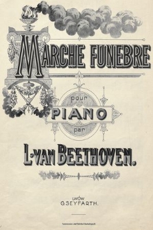 Marche funebre : pour piano