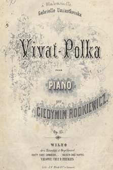 Vivat-Polka : pour piano : op. 15